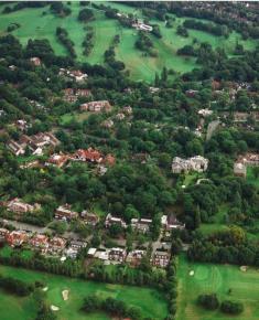 Aerial Photograph of Winnington Road and The Bishops Avenue 