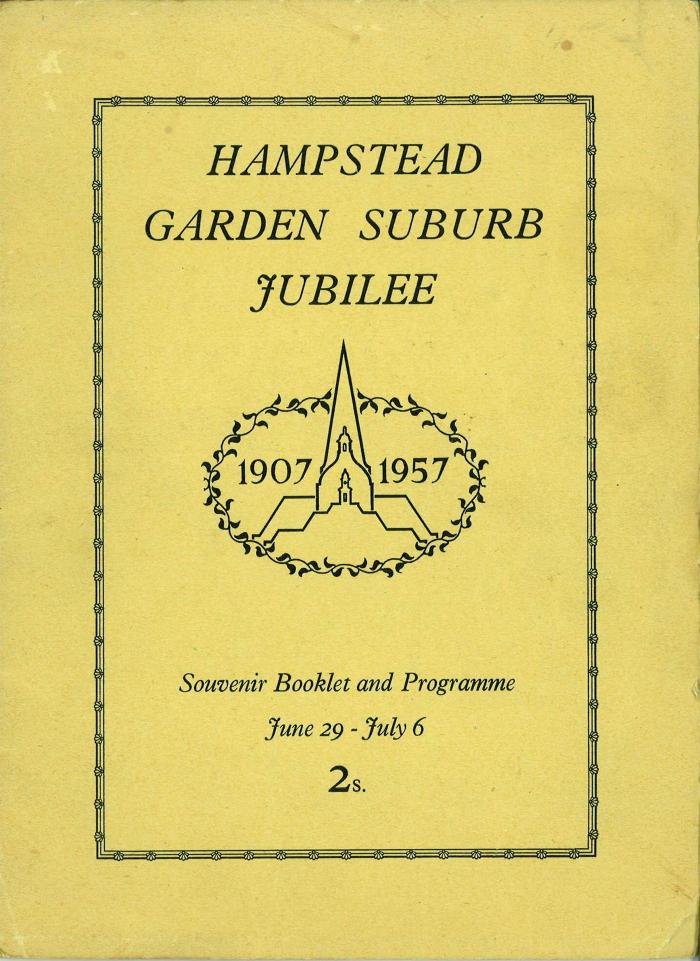 Hampstead Garden Suburb Jubilee Souvenir Booklet 
