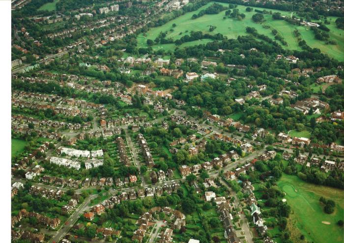 Aerial Photograph of Deans Way and Edmonds Walk
