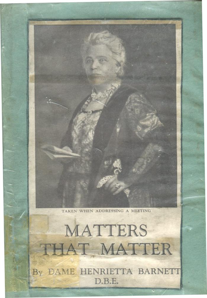 Book - Matters that Matter