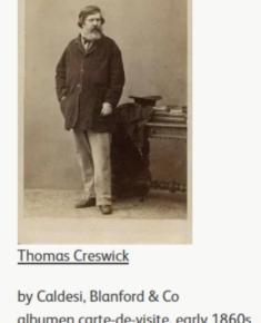 Creswick Walk is named after Thomas Creswick