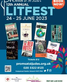 Proms at St Jude's litfest poster