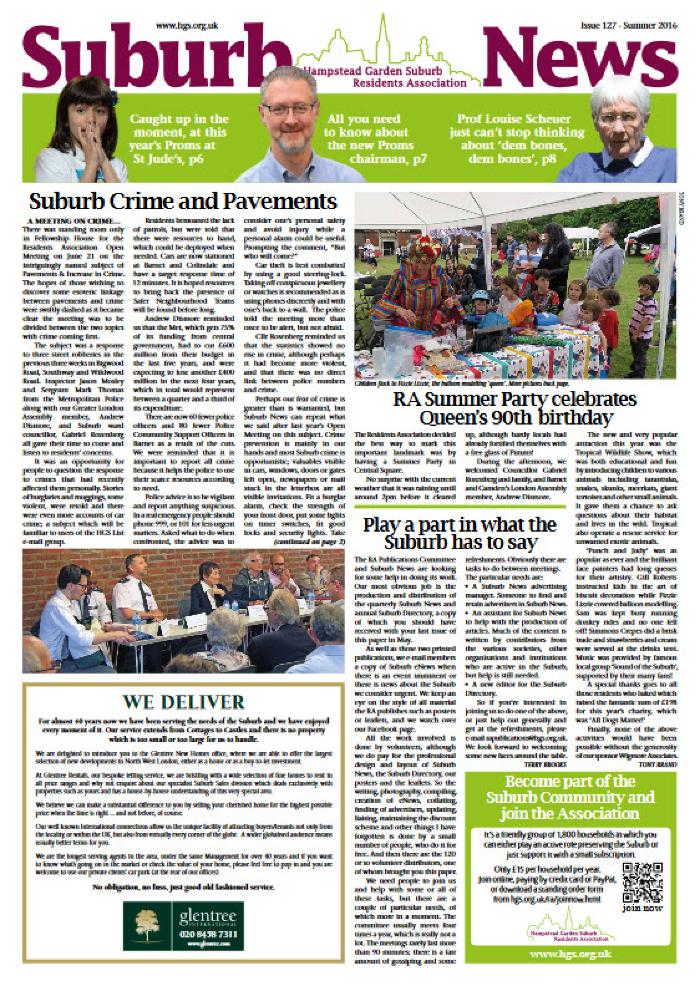 Suburb News edition 127 front page