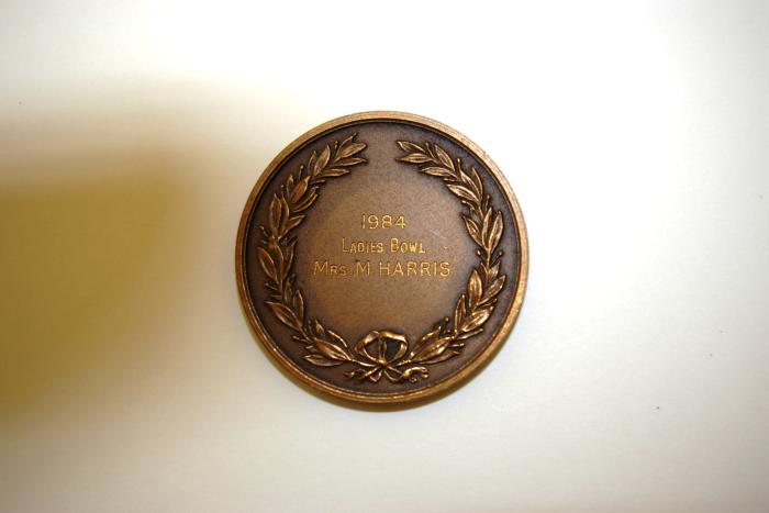 1984 Ladies Bowl Medal