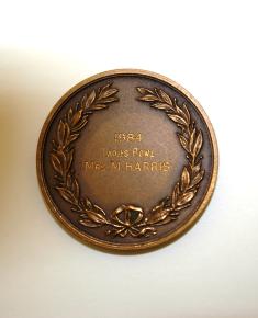 1984 Ladies Bowl Medal