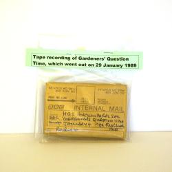 Tape recording of Gardeners Question Time