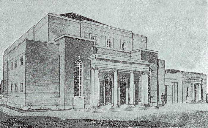 Synagogue as developed 1937