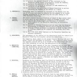 Residents Association Constitution 1951