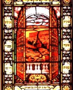 Synagogue's Stained Glass Windows