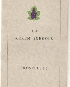 Kerem Prospectus 1960