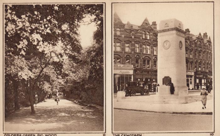 Big Wood and Golders Green Cenotaph