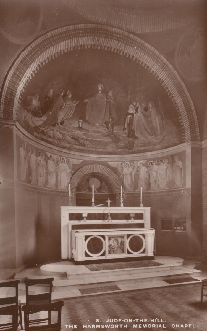 St. Jude-on-the-Hill interior - the Harmsworth memorial chapel