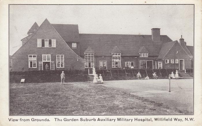 The Club House Military Hospital - view from grounds