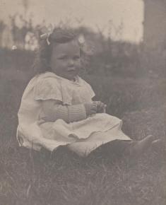 The Faulkners - Edith Lilian Faulkner age 2 (1909)