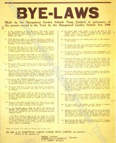 Bye Laws 1913