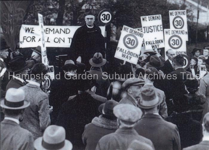 30mph Falloden Way Protest 1937