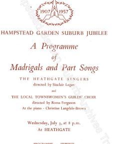 Jubilee - Madrigals and Part Songs