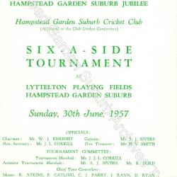 Jubilee - Six-a-side Cricket Tournament