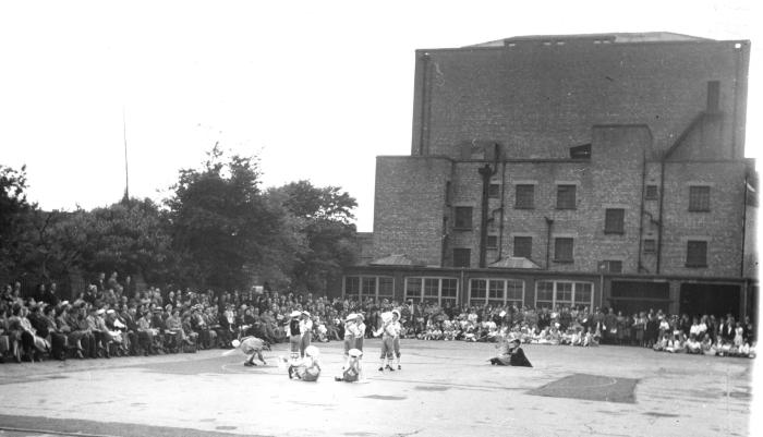 May Day dancing playground 1950s / 60s