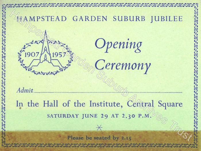 Jubilee - Opening Ceremony Ticket 