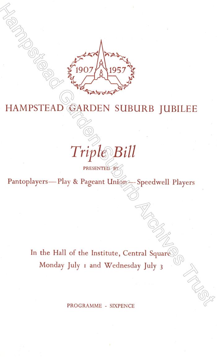 Jubilee - Theatre Triple Bill