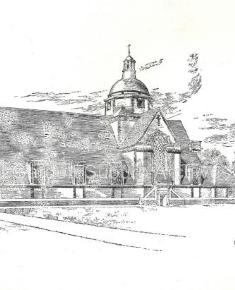 Lutyens Free Church sketch