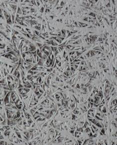 Ceiling detail made from straw and plaster