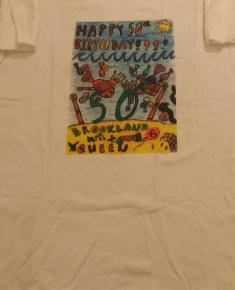 Golden Jubilee t-shirt (pupil's artwork) 2002