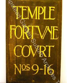 Temple Fortune Court Sign