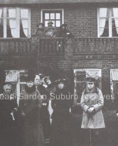 Visit from Queen Mary, Prince of Wales, Princess Mary 1918