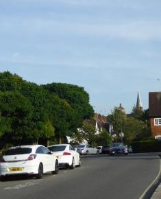 View from Willified Green to Central Square