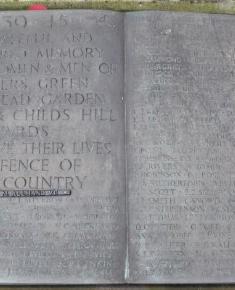 Detail of the open Book of Names of the Fallen