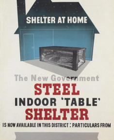 WW2 table shelter flyer