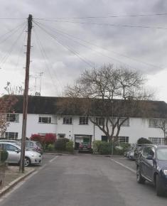 Post-war houses on Kingsley Close