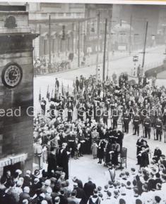 Unveiling of the additional Golders Green Memorial to the Fallen