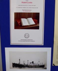 Free Church Memorial display for The Fallen in WW2 - Robert lockie