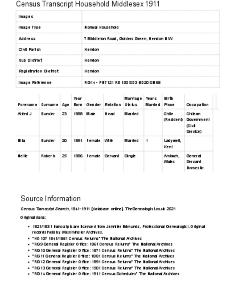 Census 1911 - 07 Middleton Road