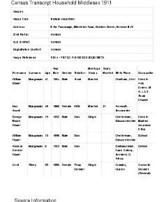 Census 1911 - 08 Middleton Road