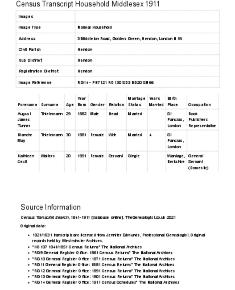 Census 1911 - 03 Middleton Road