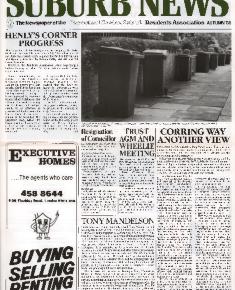 Suburb News Edition 21 Autumn 1988