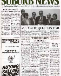 Suburb News Edition 26 Winter 1989