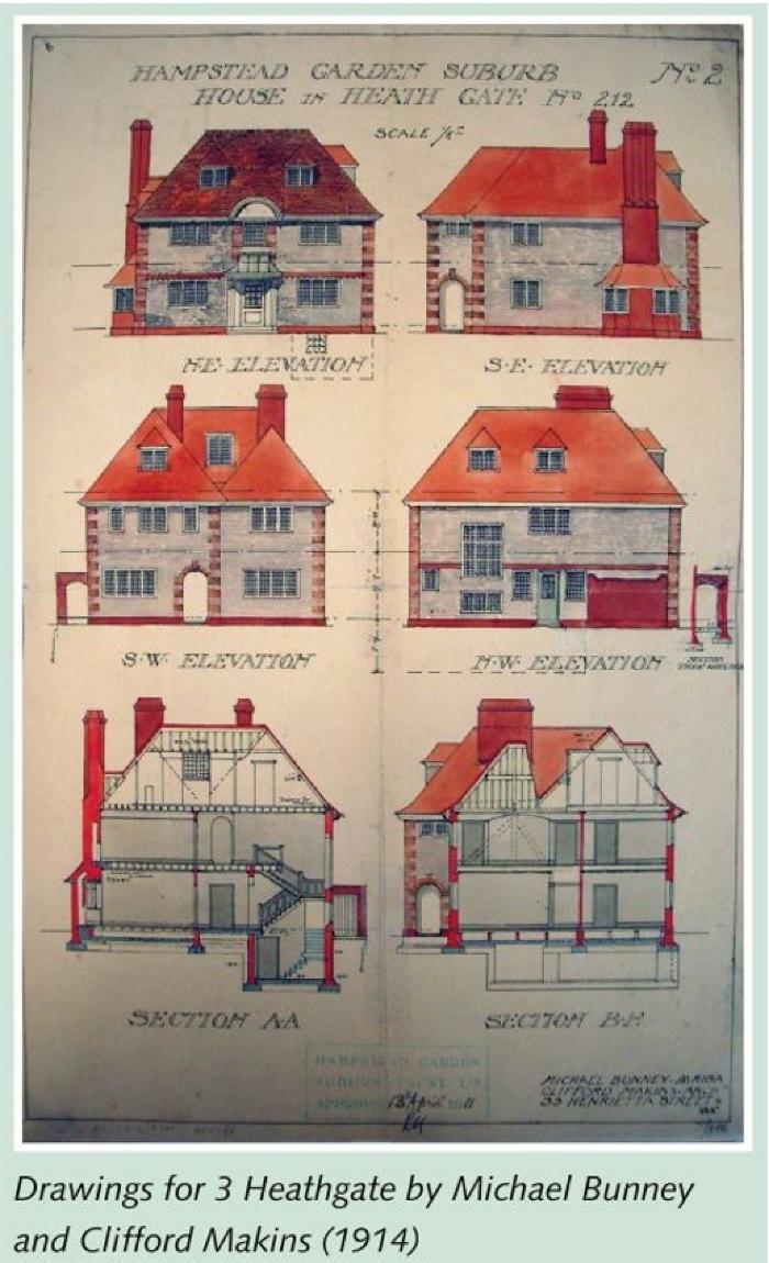 Drawings of 3 Heathgate