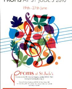 2010 Concert programme for the Proms at St Jude's