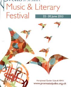 2013 Concert programme for the Proms at St Jude's