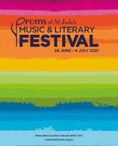 2021 Concert programme for the Proms at St Jude's