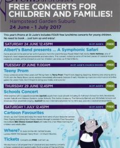 2017 Children's poster for the Proms at St Jude's