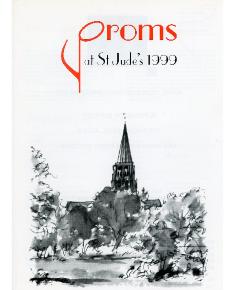 1999 Concert programme for the Proms at St Jude's
