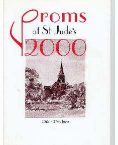 2000 Concert programme for the Proms at St Jude's