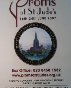 2007 General poster for the Proms at St Jude's