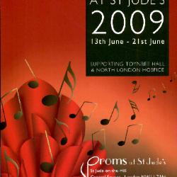2009 Concert programme for the Proms at St Jude's